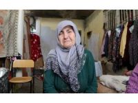 Evleri yanan yaşlı çift, balkon boşluğunda yaşıyor