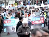 Brüksel’de hükümete protesto
