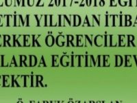 Konya'da bir lise kız erkek ayrı sınıflara geçti