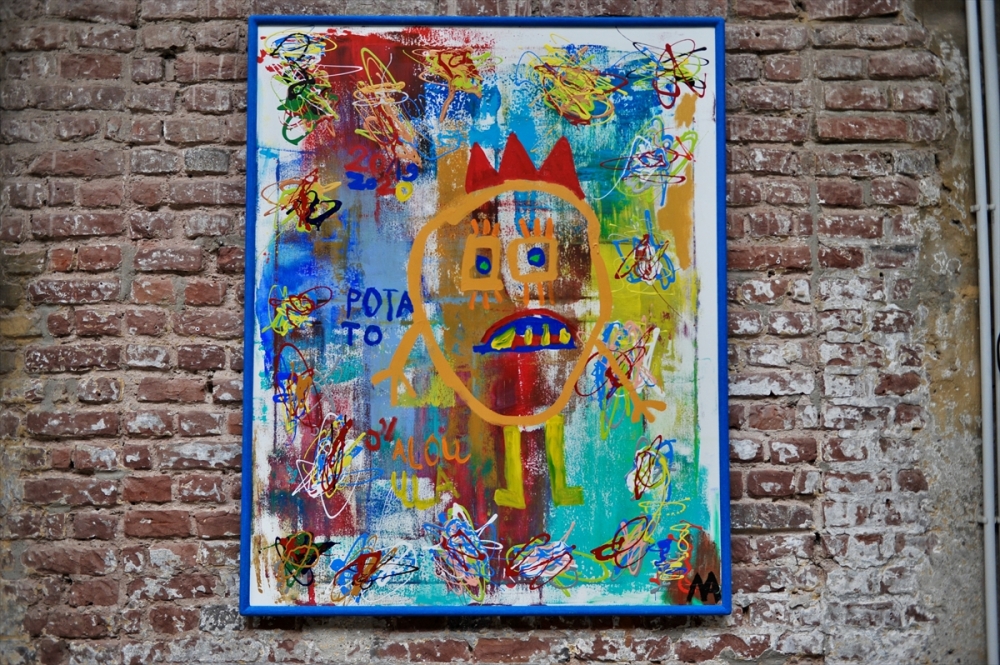 Köln kentinde yaşayan "Minik Picasso" resim sergisini açtı 14