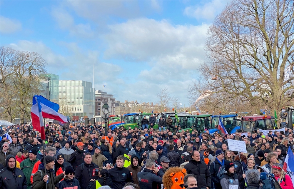 Hollanda'da çiftçiler hükümeti protesto etti 24
