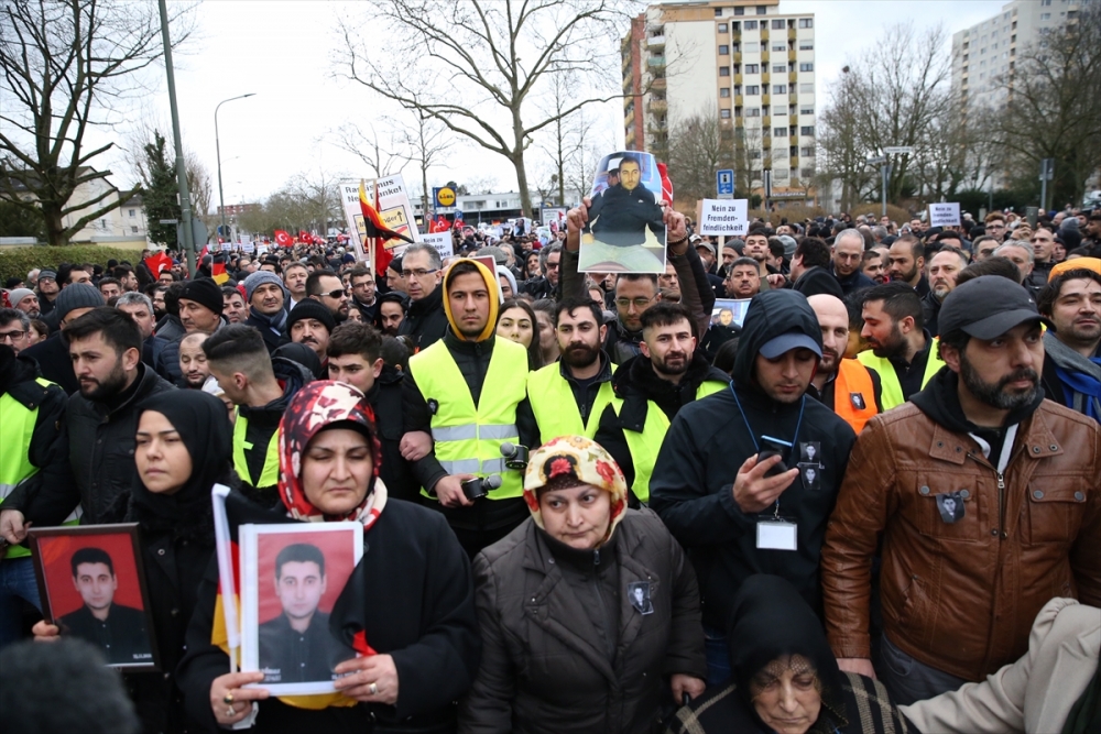Hanau'da ırkçılık ve teröre karşı yürüyüş 2