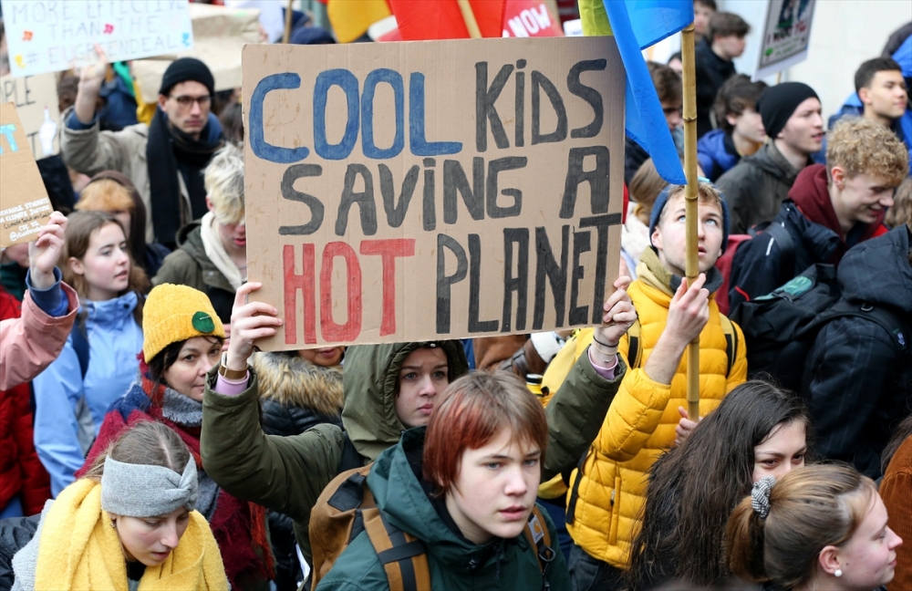 İklim protestosuna binlerce kişi katıldı 8