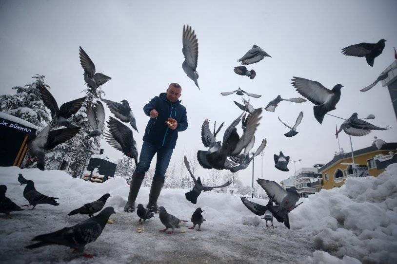 Dünya bu görüntülere mest oldu: Türkiye'den kar manzaraları 3