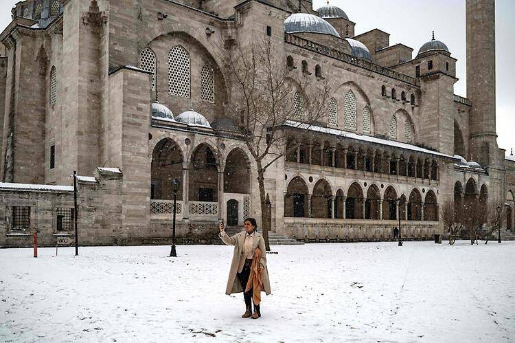 Dünya bu görüntülere mest oldu: Türkiye'den kar manzaraları 5