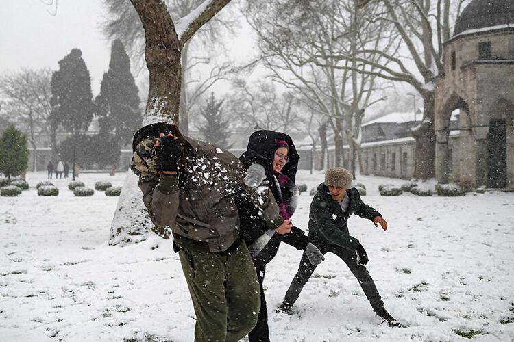 Dünya bu görüntülere mest oldu: Türkiye'den kar manzaraları 6
