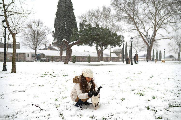 Dünya bu görüntülere mest oldu: Türkiye'den kar manzaraları 7