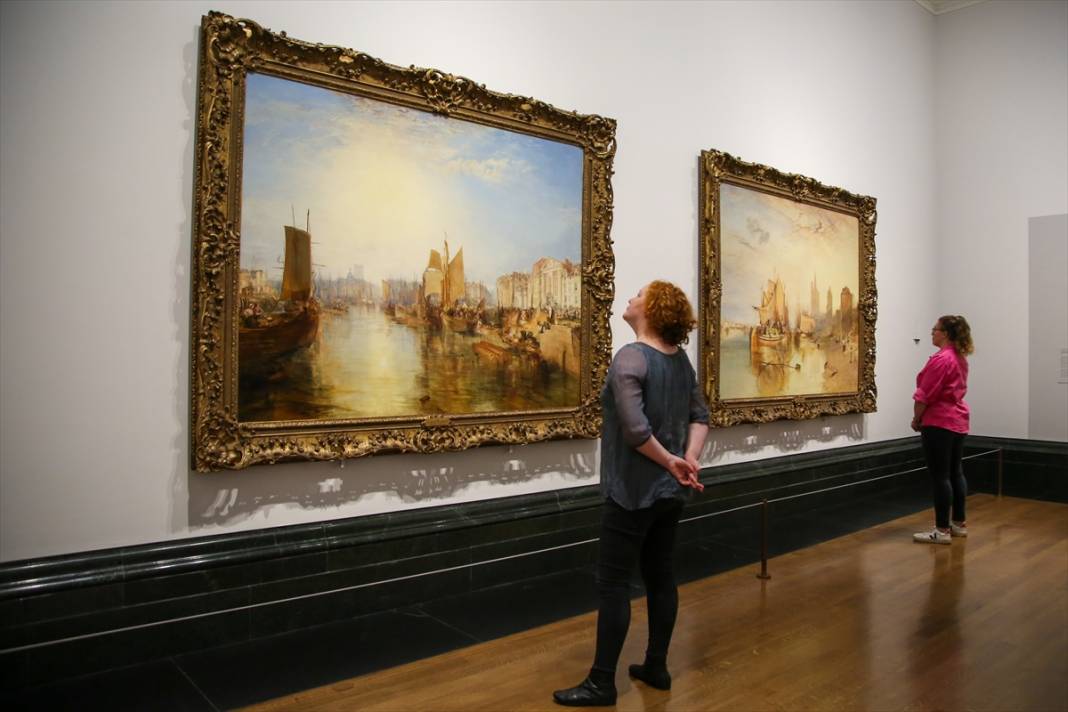 Joseph Turner'ın tabloları National Gallery'de sergileniyor 1