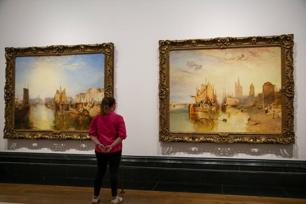 Joseph Turner'ın tabloları National Gallery'de sergileniyor 11