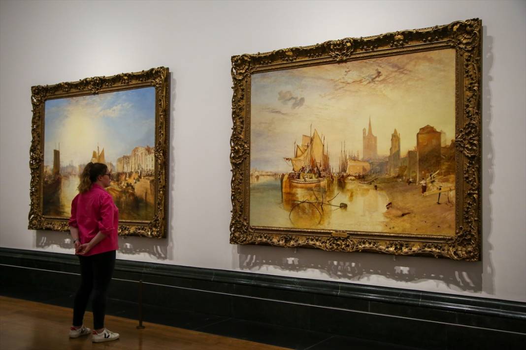 Joseph Turner'ın tabloları National Gallery'de sergileniyor 12