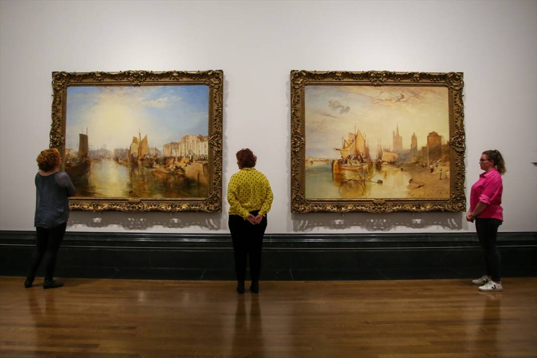 Joseph Turner'ın tabloları National Gallery'de sergileniyor 6
