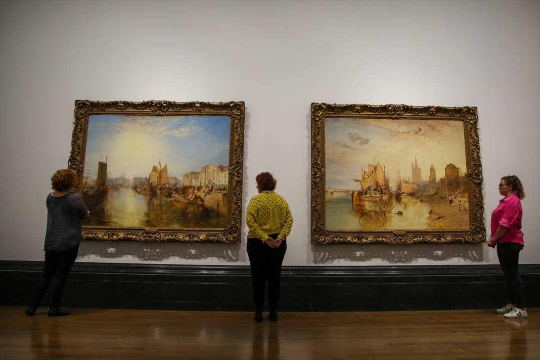 Joseph Turner'ın tabloları National Gallery'de sergileniyor 7