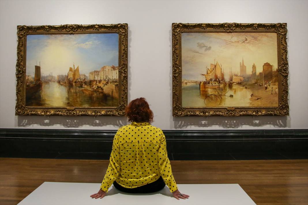 Joseph Turner'ın tabloları National Gallery'de sergileniyor 9