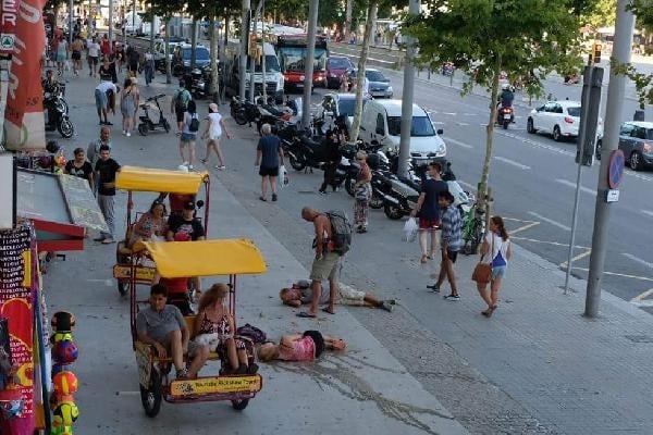 Barselona halkı, turizme karşı 5