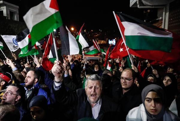 ABD'nin 'Kudüs kararı' protestosu edildi 7