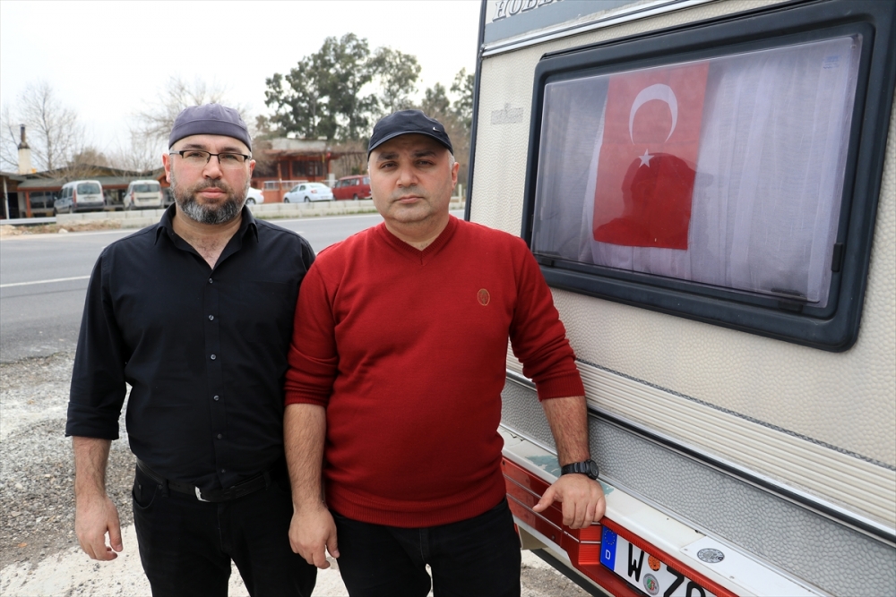 Gurbetçiden Mehmetçiye karavan bağışı 5