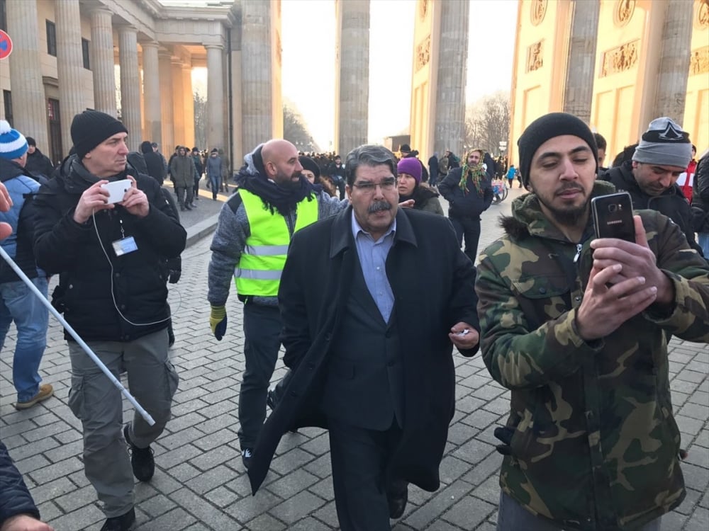 Salih Müslim Berlin'de PKK mitingine katıldı 1