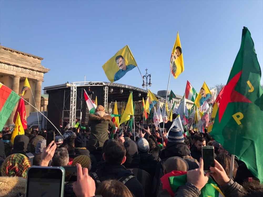 Salih Müslim Berlin'de PKK mitingine katıldı 5