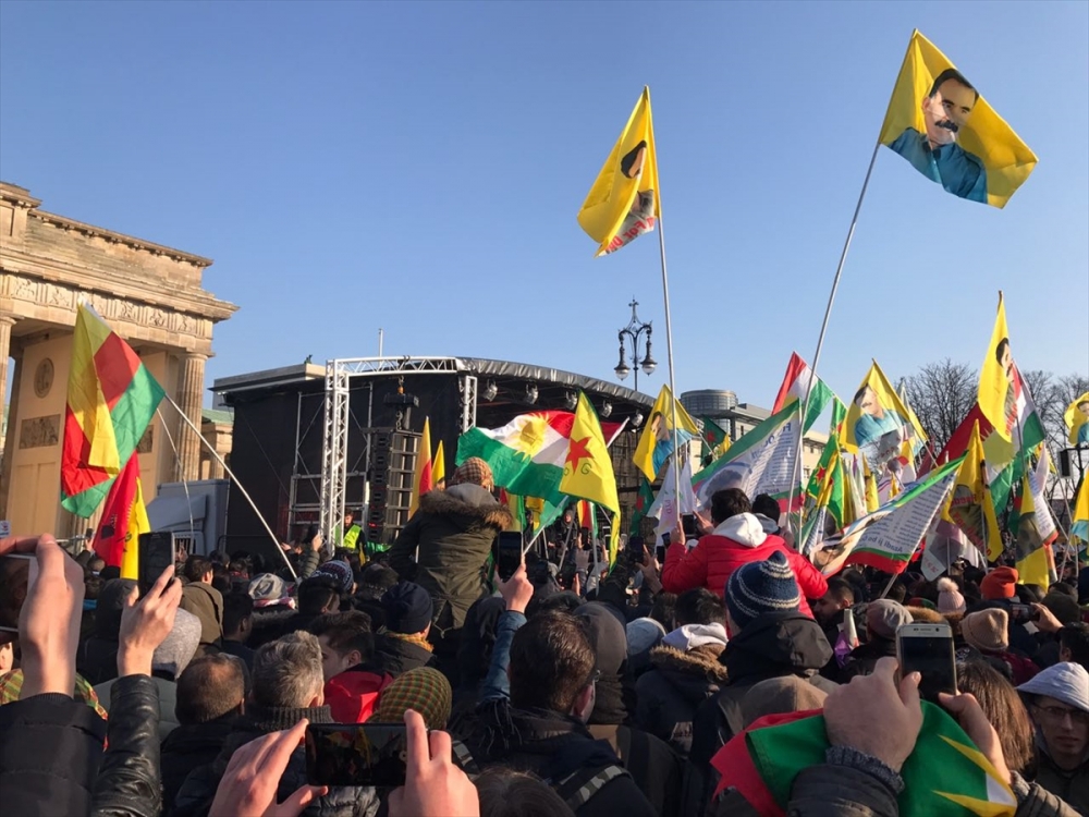 Salih Müslim Berlin'de PKK mitingine katıldı 6