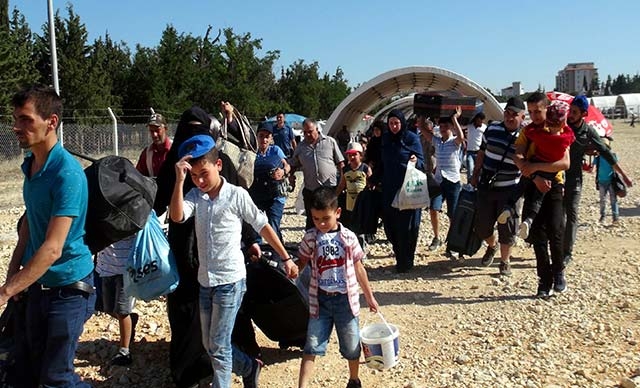Suriyeliler, bayram için ülkesine gitti 1