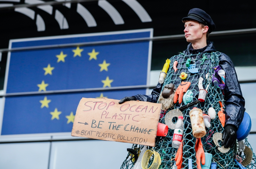Belçika'da 70 bin kişi iklim için yürüdü 8