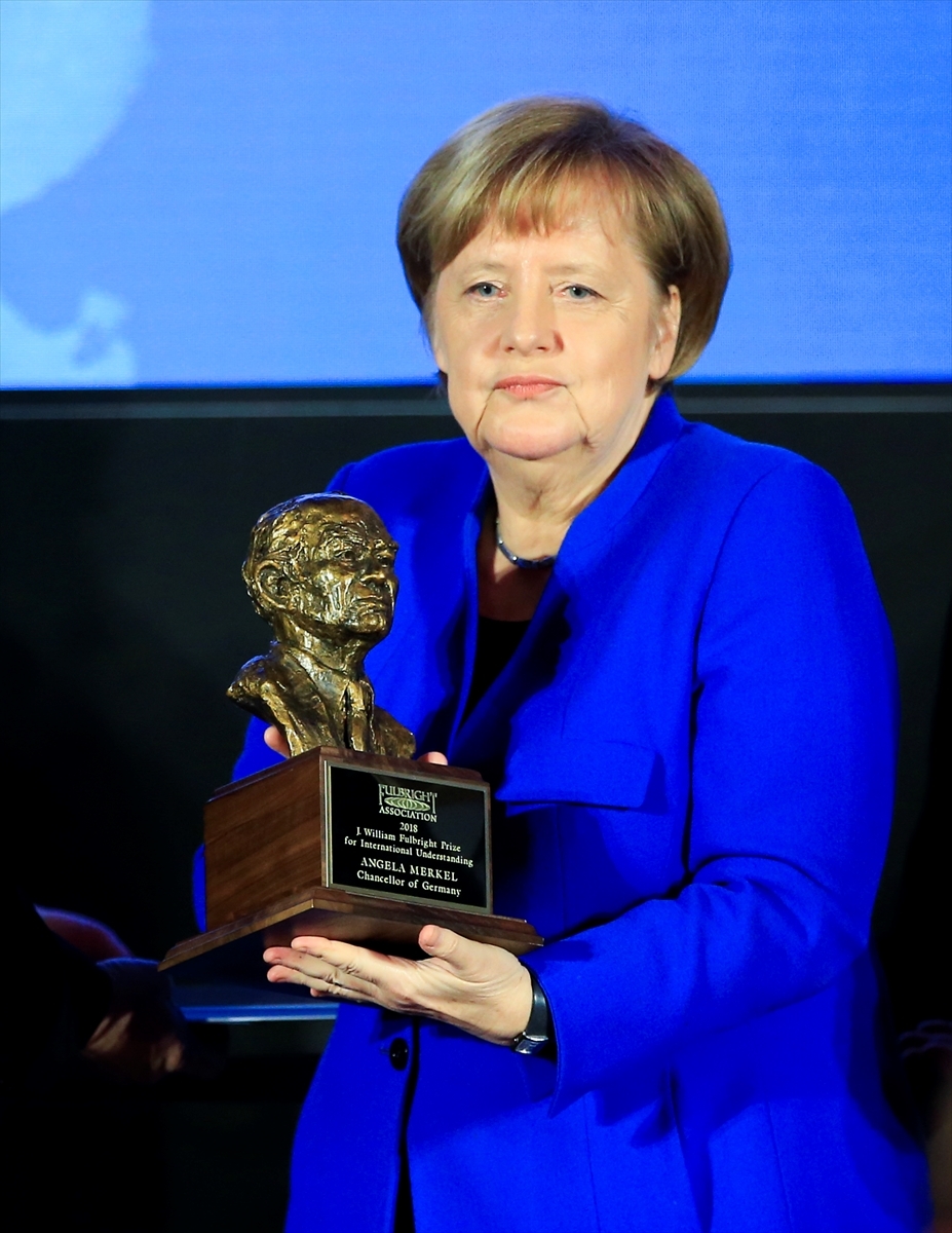 Merkel'e Fulbright Anlayış Ödülü 6