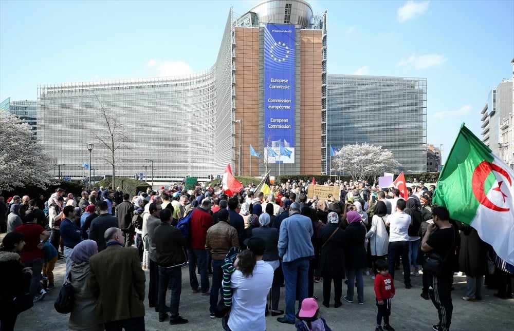 Belçika'da helal ve koşer kesim yasağı protestosu 10