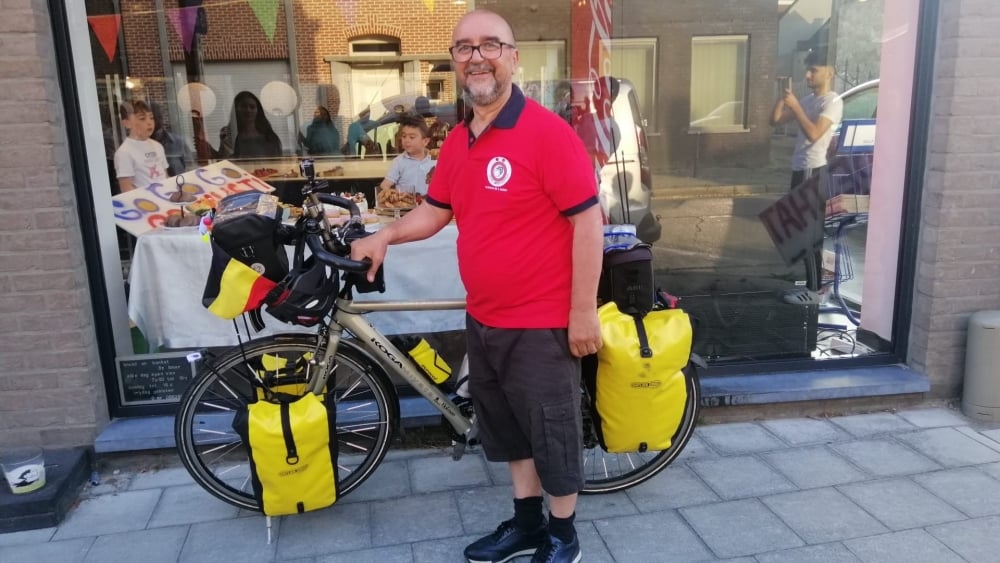 Belçika’dan Kayseri’ye bisikletle yola çıktı 1