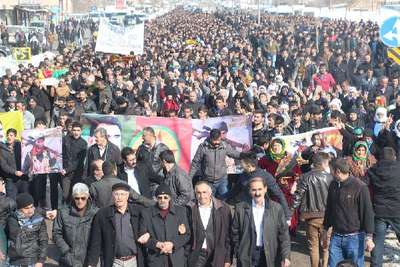 Kobani'de ölen YPG'li, Yüksekova'da toprağa verildi