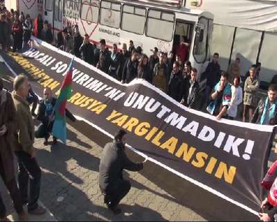 Kadıköy'de Hocalı protestosu