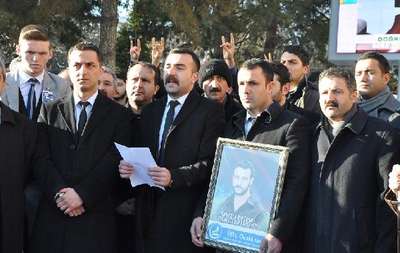 Çorum'da Fırat Yılmaz protestosu