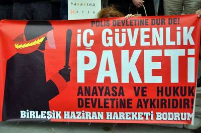 İç Güvenlik Yasa Tasarısı'na BHH Bodrum'dan tepki