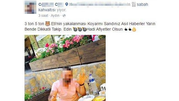 Domuz eti tüccarı tehdit etti