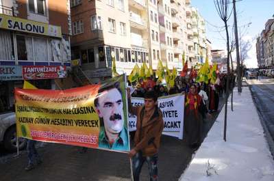 Hakkari'de DBP'den İran'daki idamlara tepki