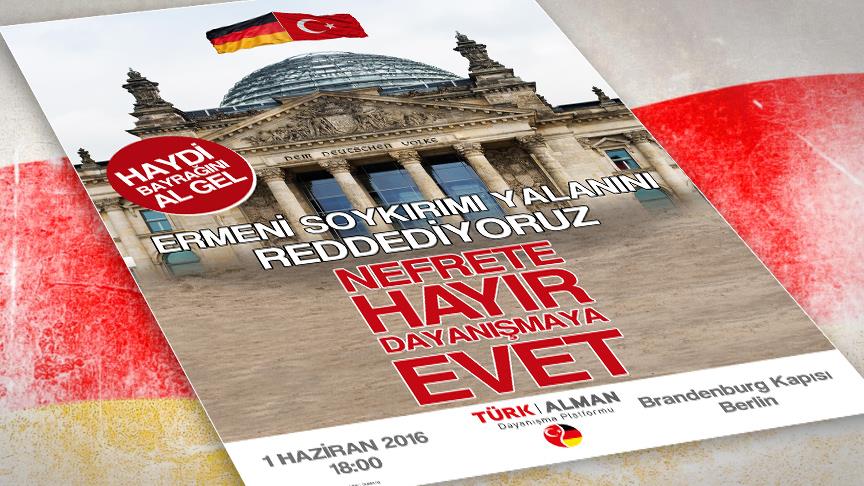 Türkler Berlin'de meydanlara iniyor