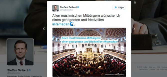 Almanya’dan ramazan mesajı