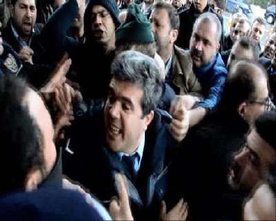 Pazarcı eyleminde gerginlik