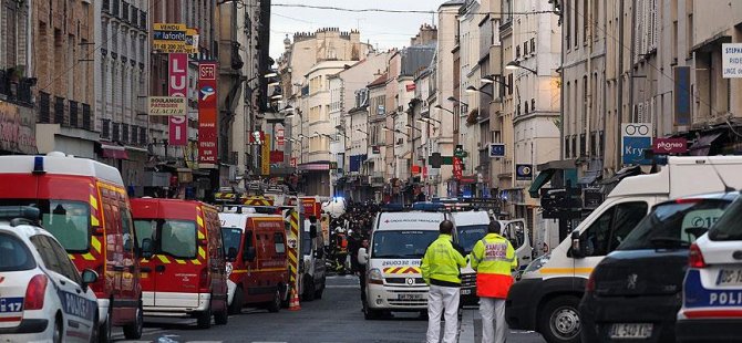Paris'te yangın: 5 ölü, 11 yaralı