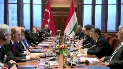 Davutoğlu Macaristan temaslarına başladı (2)
