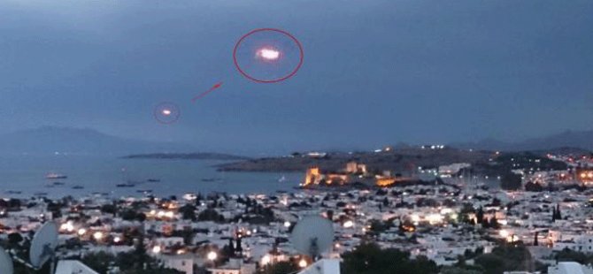 Bodrum'da sahur vakti UFO heyecanı
