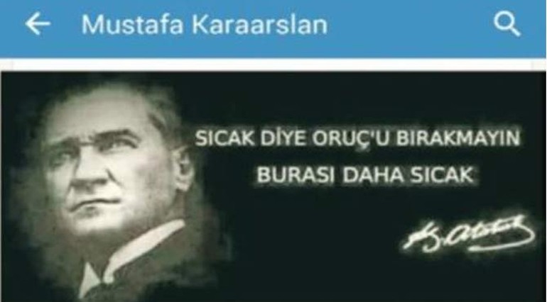 Bu mesajı atan müdür beraat etti