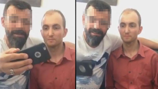 Polisler, seri katille selfie çekti