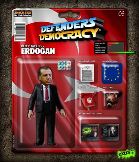 Almanya'da Erdoğan'la dalga geçme oyunu