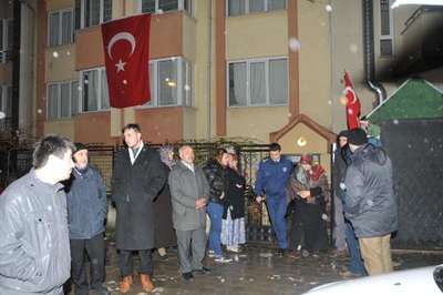Şehit binbaşının Eskişehir'deki babaevi yasta
