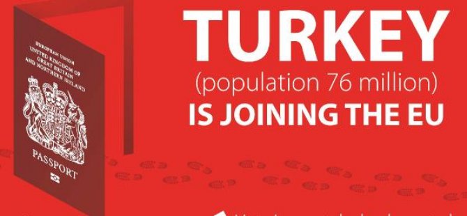 Türkiye karşıtı 'brexit' afişi