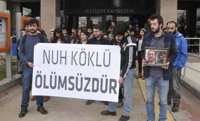 İletişim Fakültesi öğrencileri gazeteci Nuh Köklü'yü andı