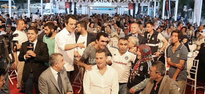 Beşiktaş Kulübü iftar verdi