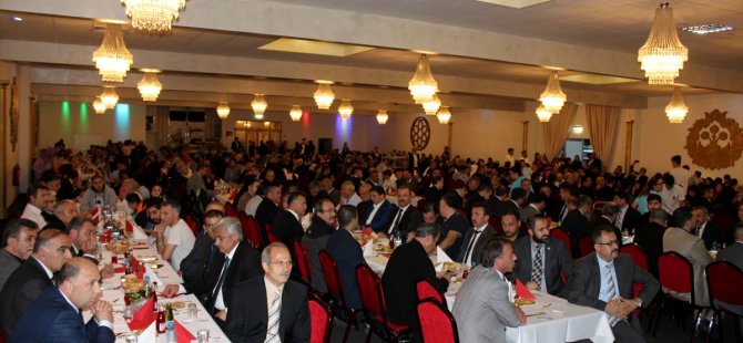 Almanya Türk Federasyonu iftar verdi