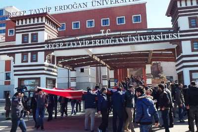 Rize RTEÜ’de Fırat Çakıroğlu cinayetine tepki