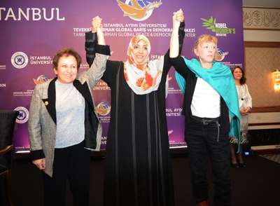 Nobel Barış ödüllü kadınlardan İstanbul Deklarasyonu’na imza